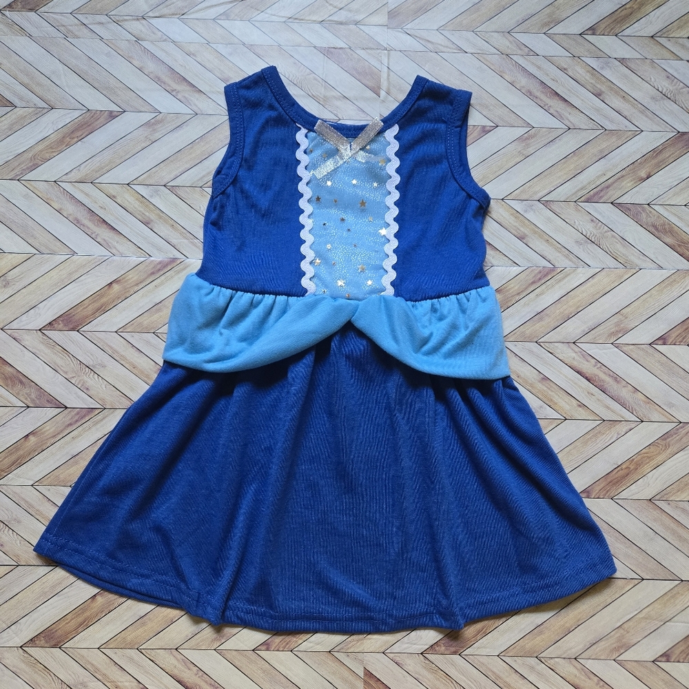 Girls Cinderella Inspired Princess Dress Birthday Halloween Theme Costume 18-24M